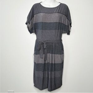BCBMAXAZRIA Adela Misty Morning Dolman Sleeve
Belted Dress with Pockets